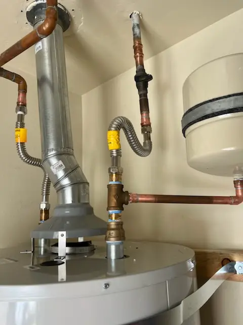 Water heater installation and plumbing repair in Hoerr